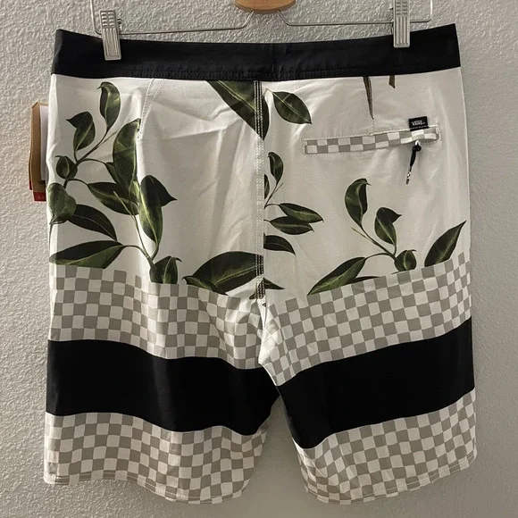 VANS Men's Era Boardshorts Rubber Floral Print Size 32 NWT - Picture 4 of 7
